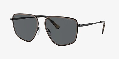 Michael Kors MK1153 Silverton 58 Dark Grey Solid & Shiny Black 