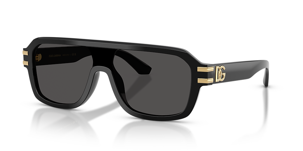 Dolce&Gabbana DG4507 L (0 - 127) with Grey lenses and Black frame