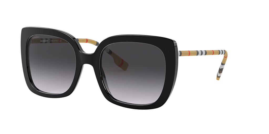 Burberry BE4323F Caroll L (56 - 20) with Grey lenses and Black