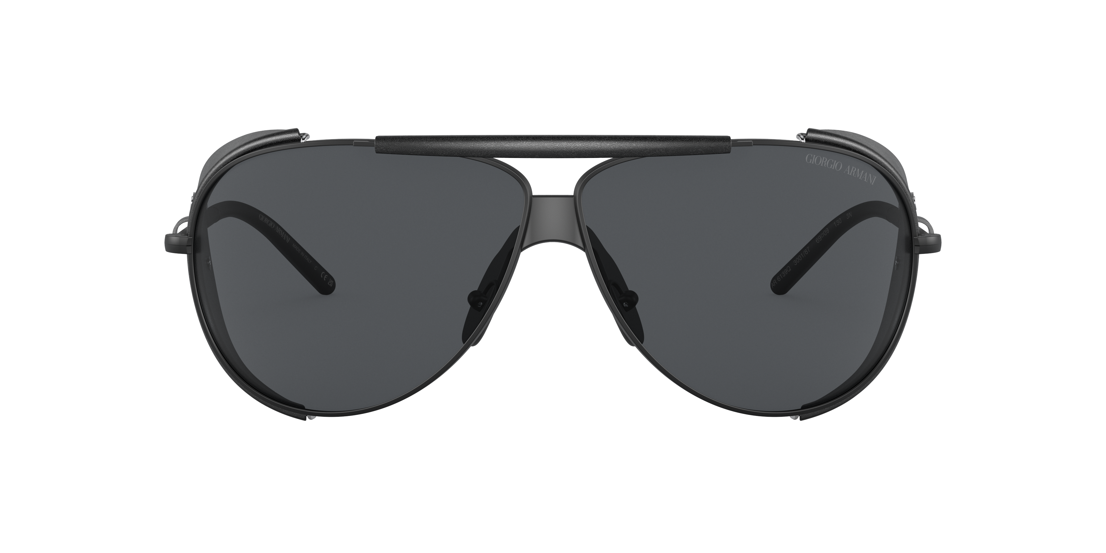 Giorgio Armani AR6139Q XXL (69 - 09) with Grey lenses and Black