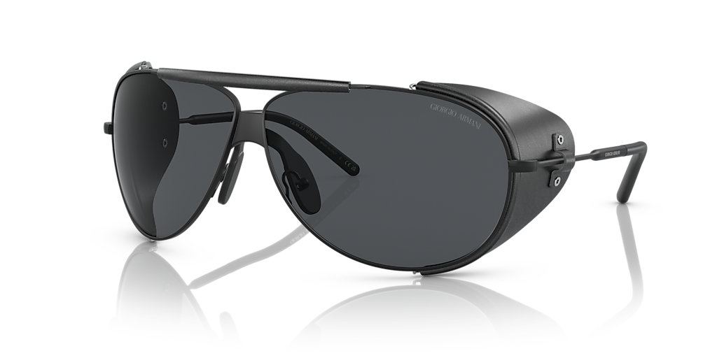 Giorgio Armani AR6139Q XXL (69 - 09) with Grey lenses and Black
