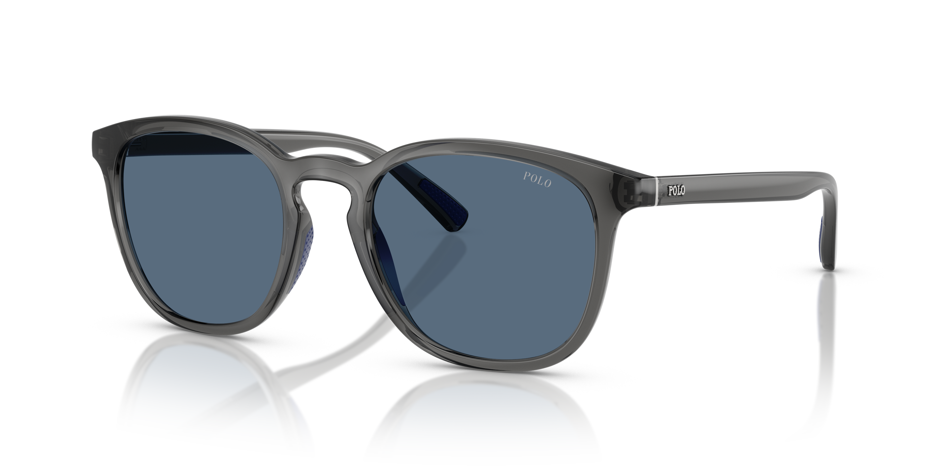 Polo Ralph Lauren PH4222U L (52 - 20) with Blue lenses and Grey