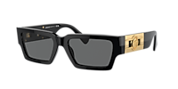 VERSACE ミティトレス 10164091A02395 1B000 Versace VE4459 S (54 - 18) with Grey lenses and Black frame