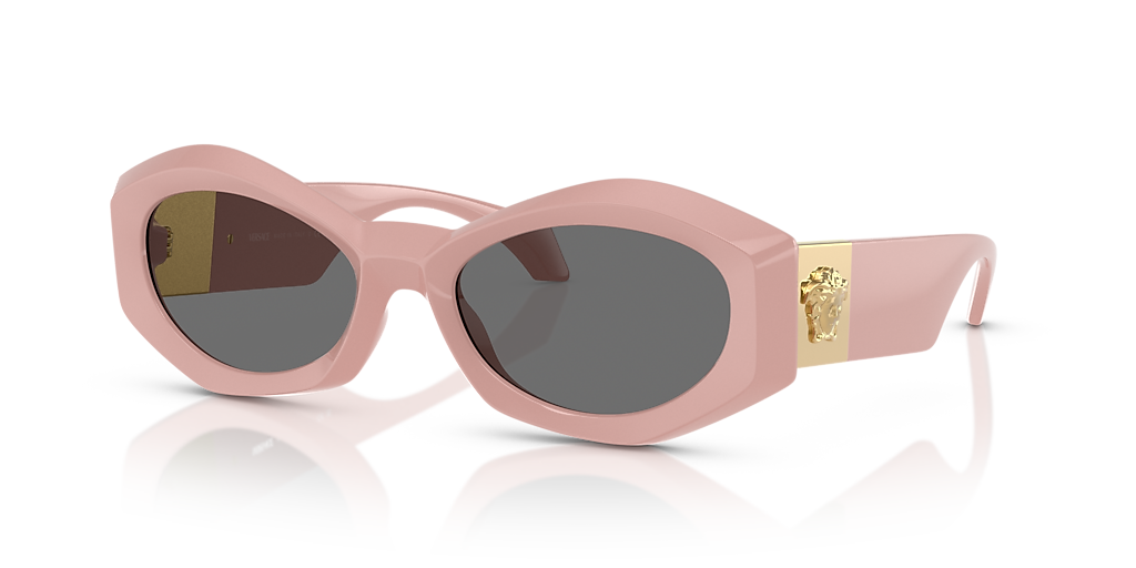 Versace VE4466U M (54 - 19) with Grey lenses and Pink frame