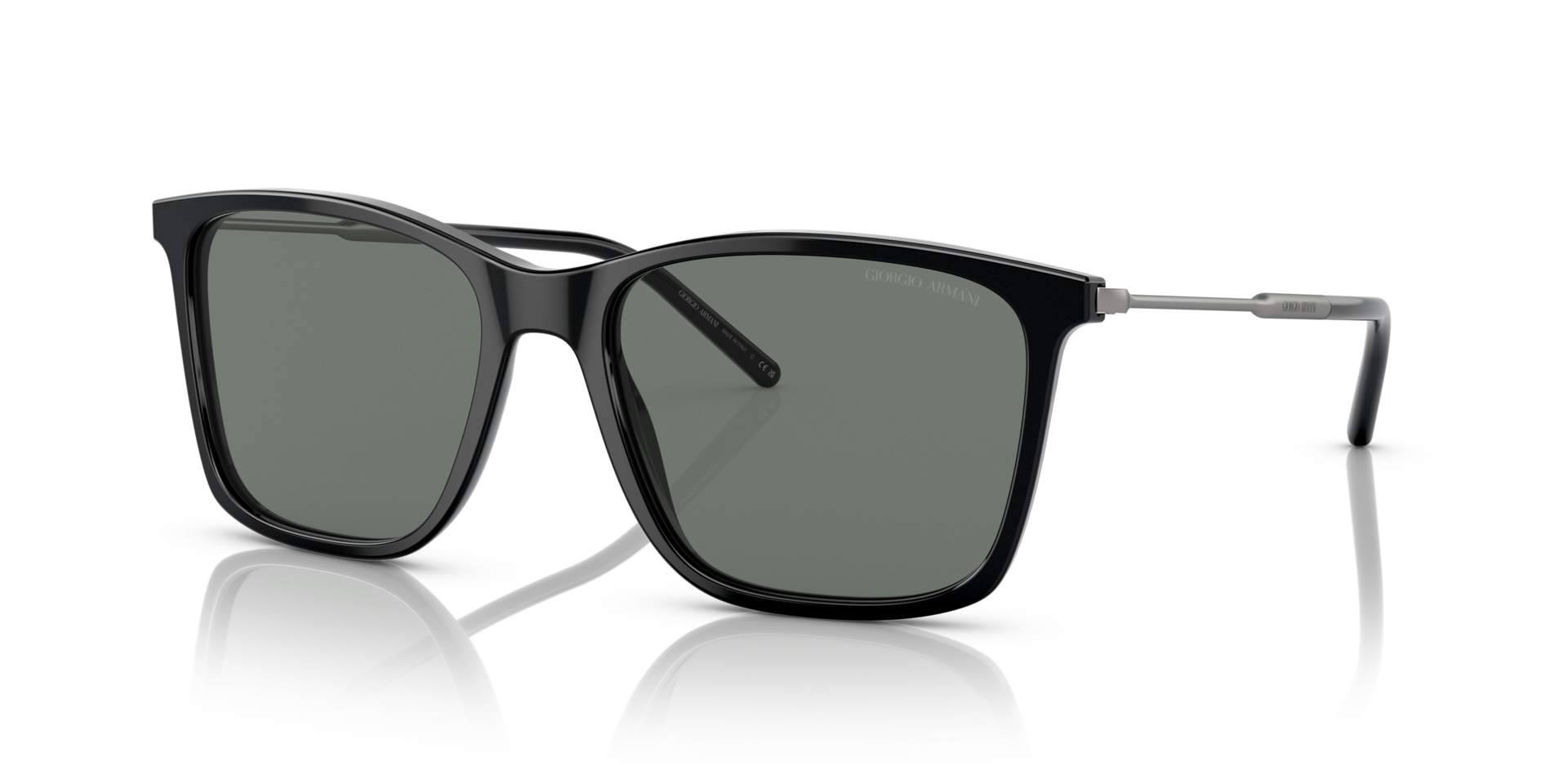 Giorgio Armani sophisticated Italian-made sunglasses Amazon.com: GIORGIO ARMANI Man Sunglasses Brushed Gunmetal  main image 4
