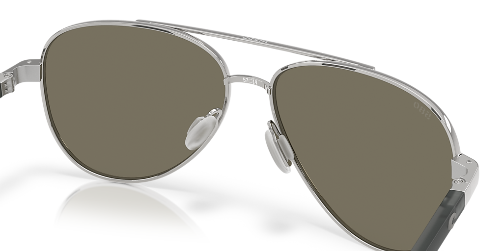 d*7様 highcolor_sunz Costa 6S4002 Peli L (57 - 14) with Blue lenses and Silver frame