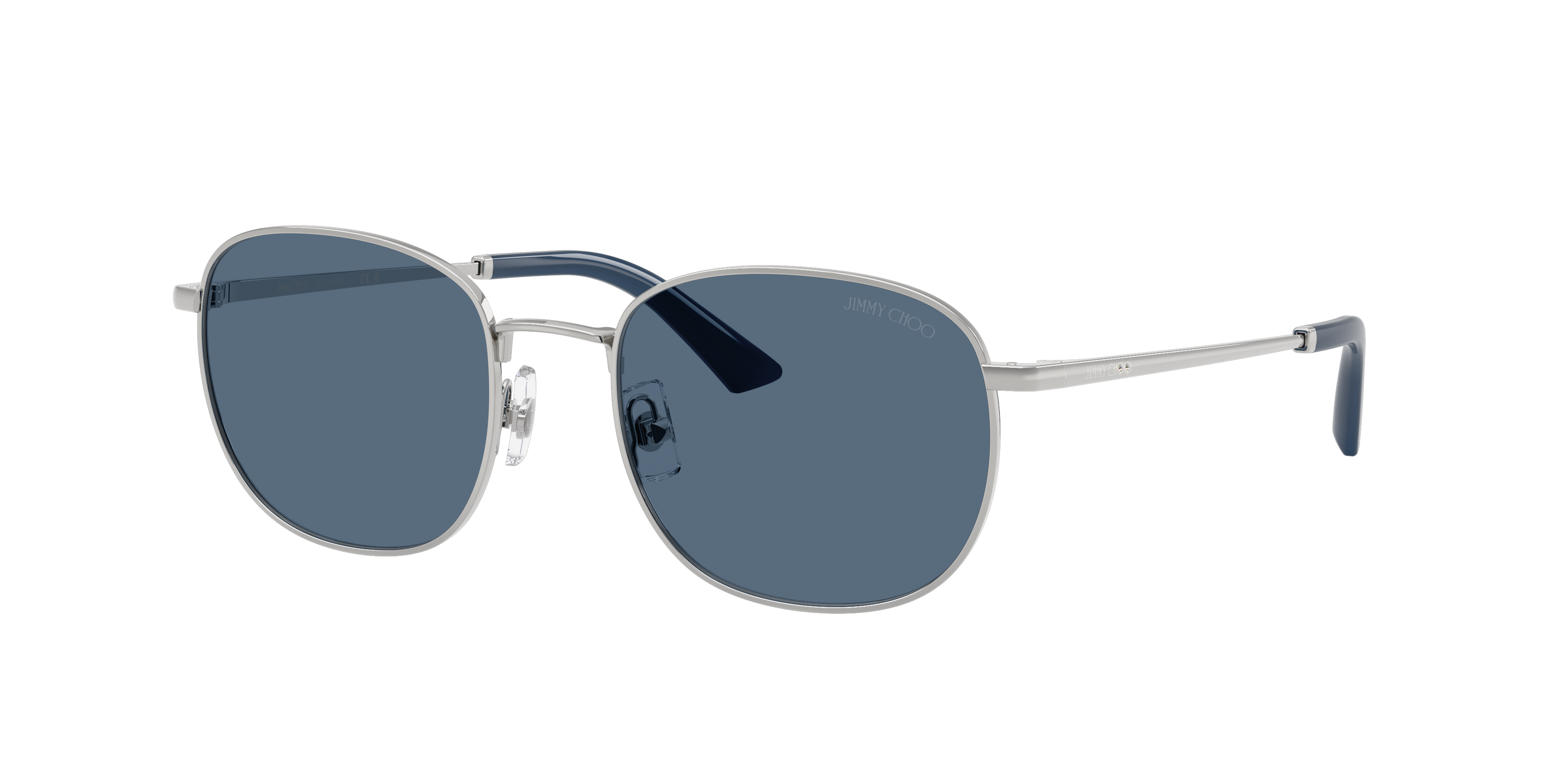 Jimmy Choo Woman Sunglass JC4025B -  Frame color: Silver, Lens color: Dark Blue