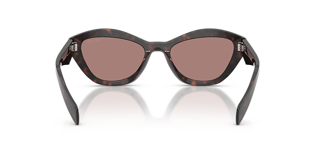 Prada 55mm Gradient 2-Tone Tortoise Shell Sunglasses Prada - PR 17ZSF (Low Bridge Fit) Sunglasses | Specs Collective main image 4