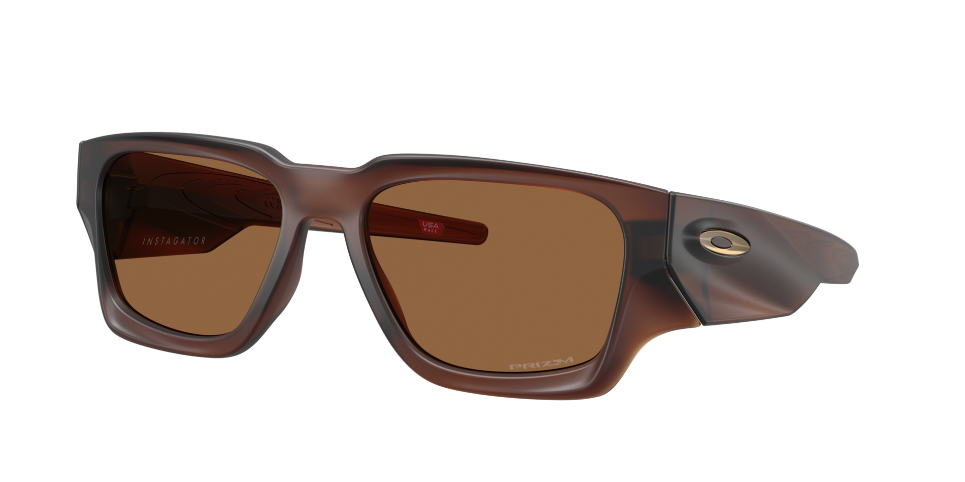 Oakley Man Sunglass OO9514 Instagator -  Frame color: Matte Rootbeer, Lens color: Prizm Bronze
