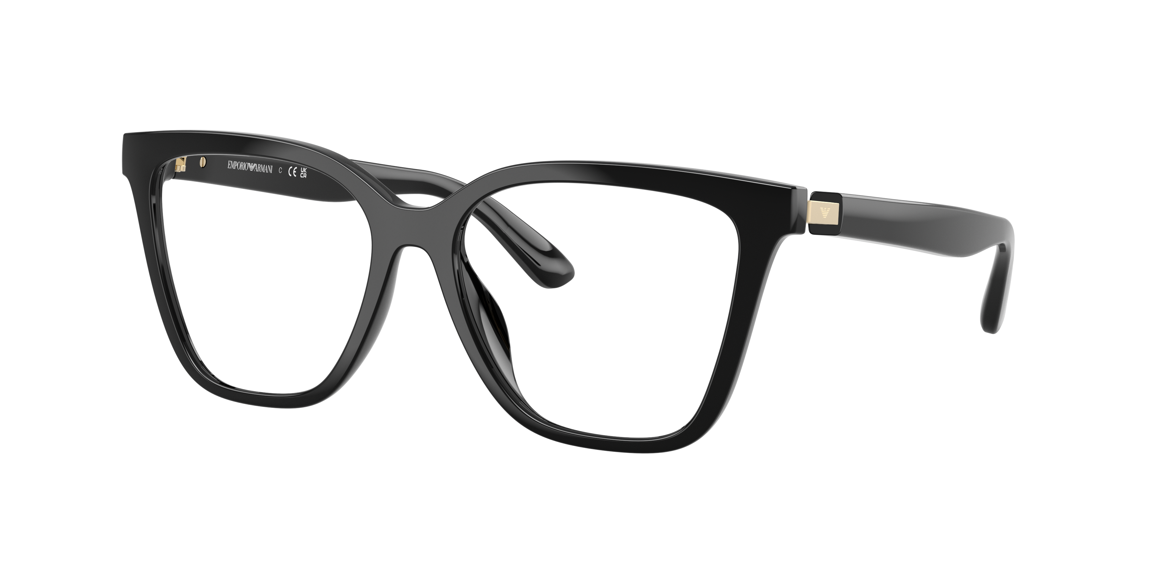 Emporio Armani Woman Sunglass EA4254U -  Frame color: Shiny Black, Lens color: Clear