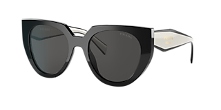 Prada PR A14S L (60 - 18) with Grey lenses and Black frame