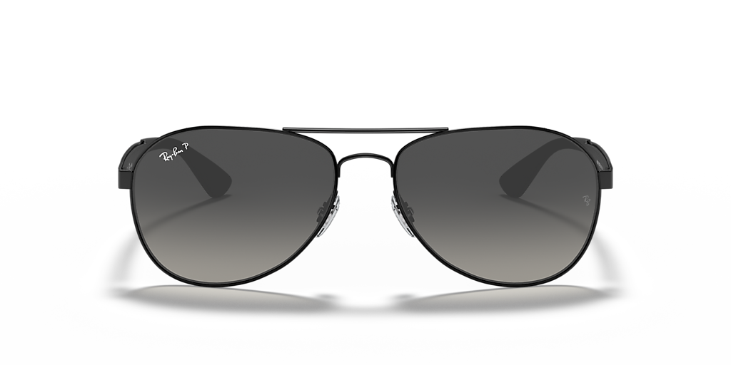 Ray-Ban RB3549 XL (61 - 16) with Grey lenses and Black frame  display picture 1