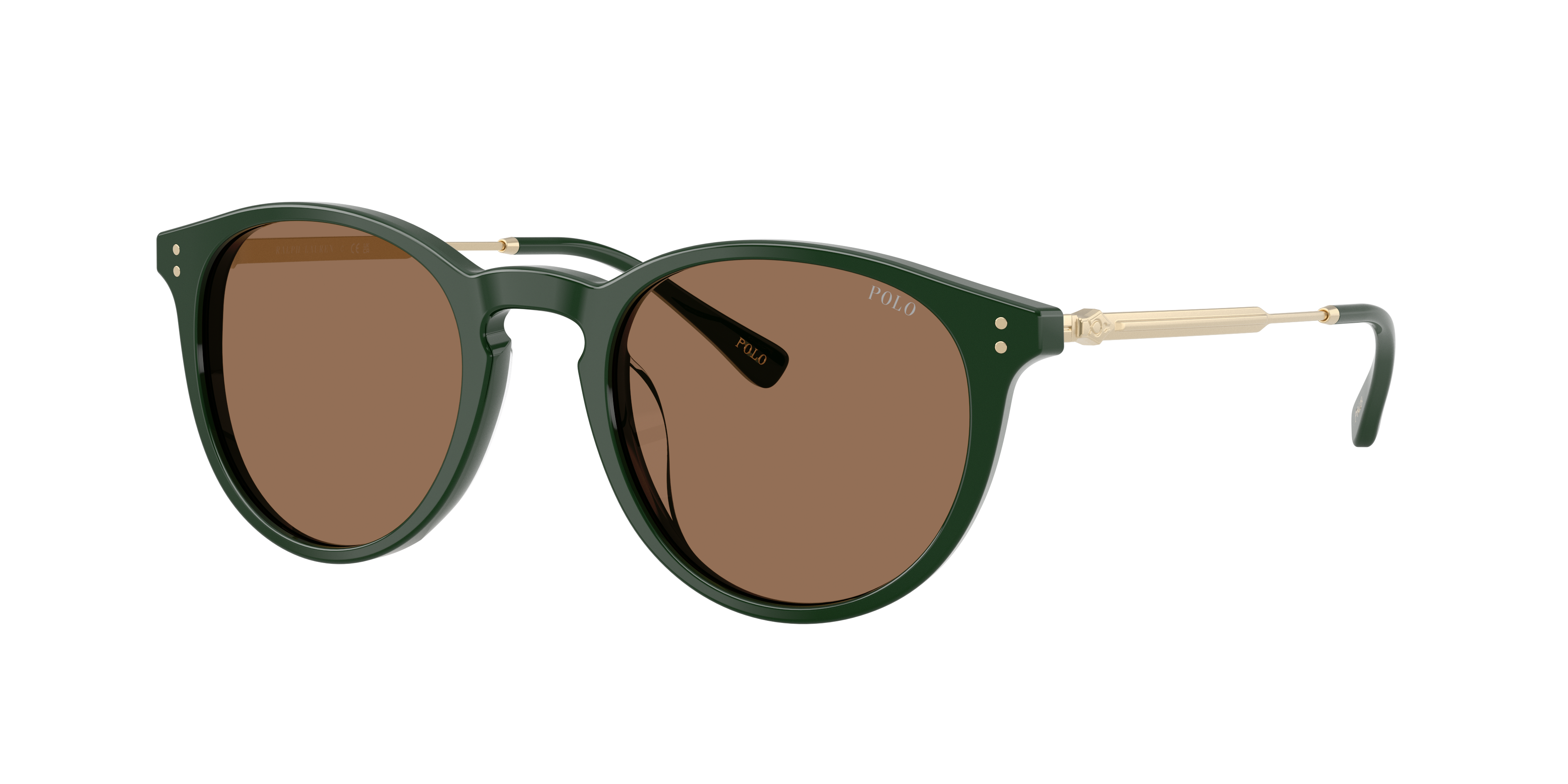 Polo Ralph Lauren Man Sunglass PH4239U -  Frame color: Solid Green, Lens color: Dark Brown