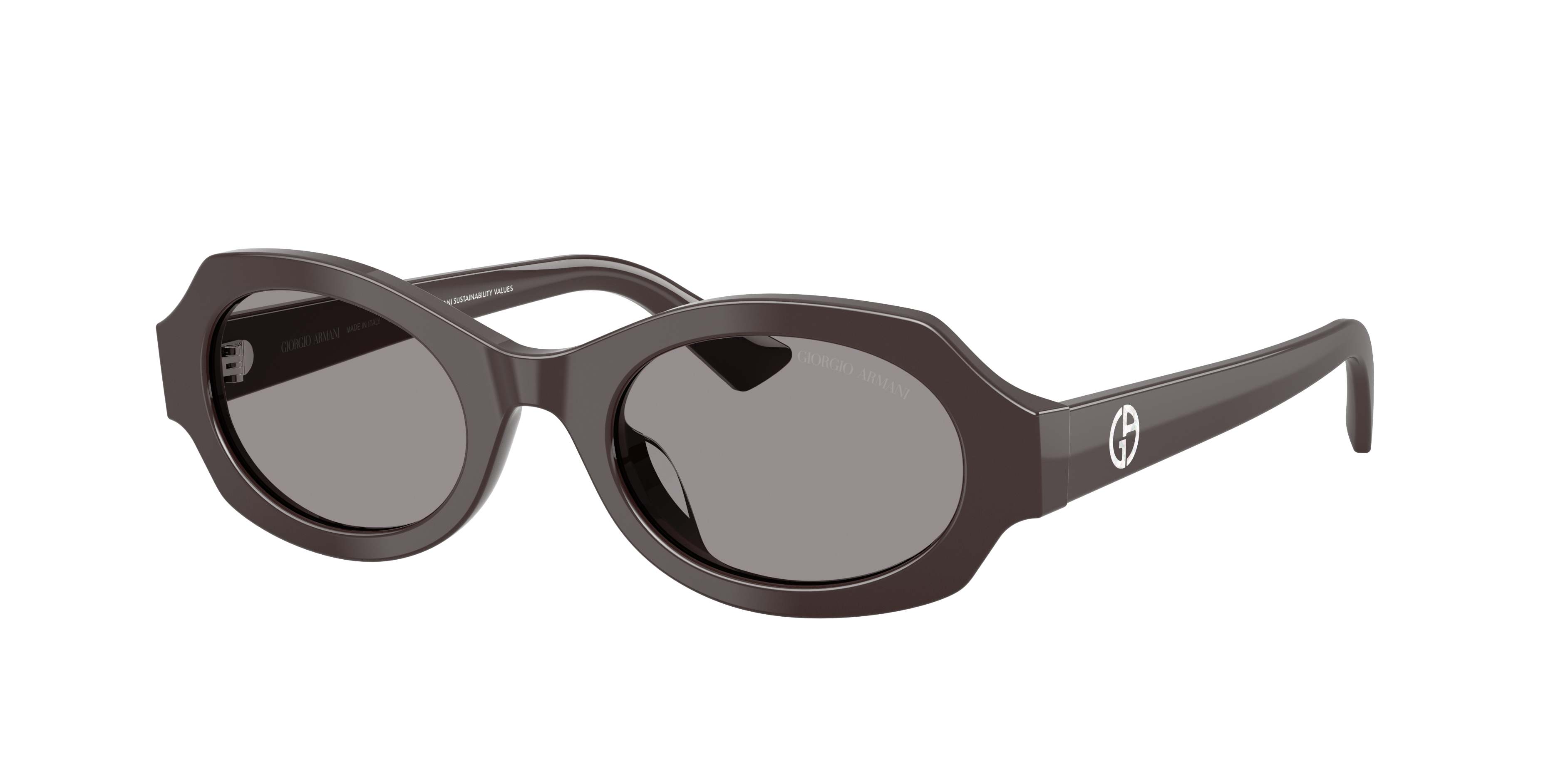 Giorgio Armani Mujer Gris Sunglass Ar8245hu - Color Del Marco: Morado, Color De La Lente:
