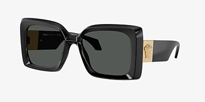 Versace VE4467U 54 Dark Grey & Black Sunglasses | Sunglass Hut USA