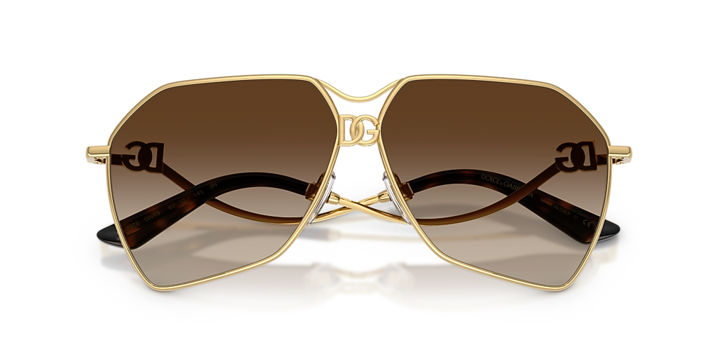 Dolce&Gabbana DG2326 XXL (62 - 10) with Brown lenses and  display picture 2