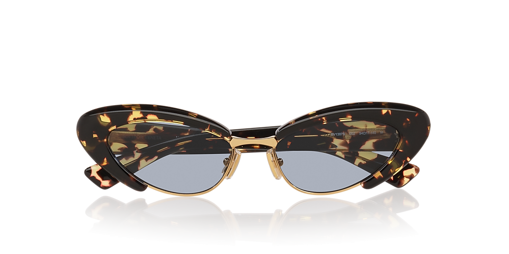 Bottega Veneta BV1387S S (54 - 17) with Blue lenses and