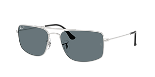 Ray-Ban Aviator Metal II XXL (62 - 14) with Black lenses and Grey