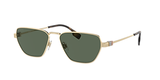 Burberry BE3147 58 Dark Grey Polar & Light Gold Polarised 