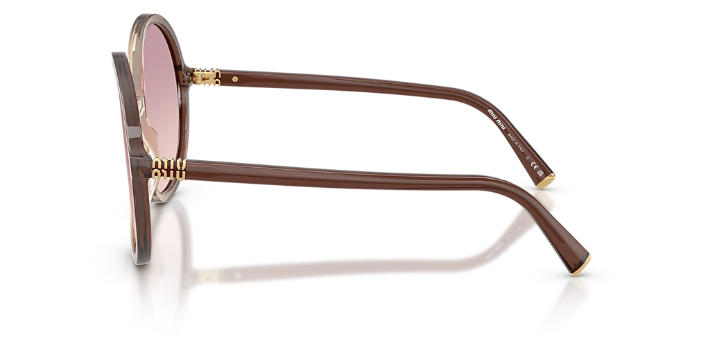 Miu Miu MU B02S XL (59 - 20) with Brown lenses and Brown frame