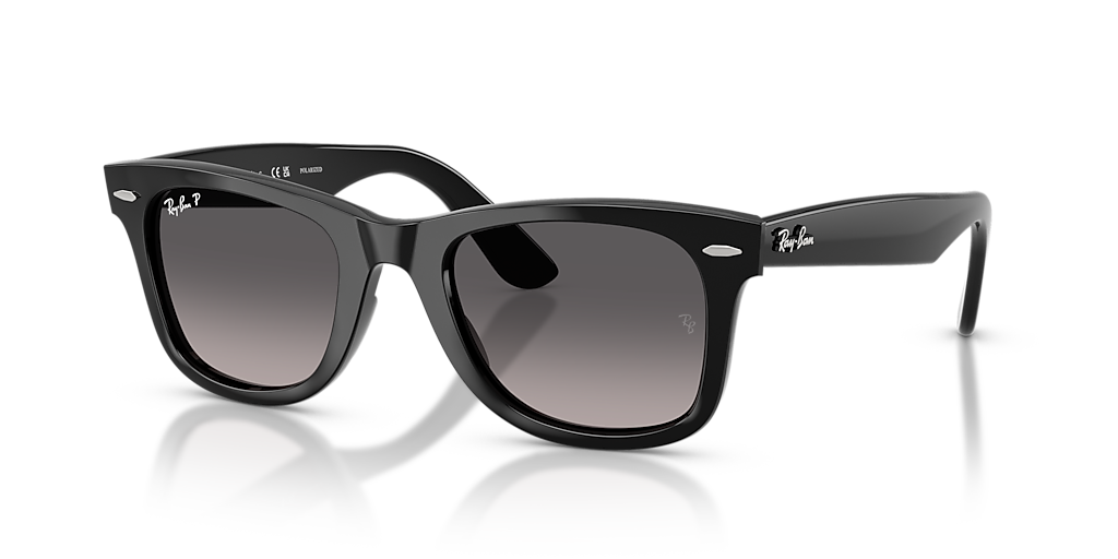 Ray-Ban Wayfarer Ease M (50 - 22) with Grey lenses and Black frame