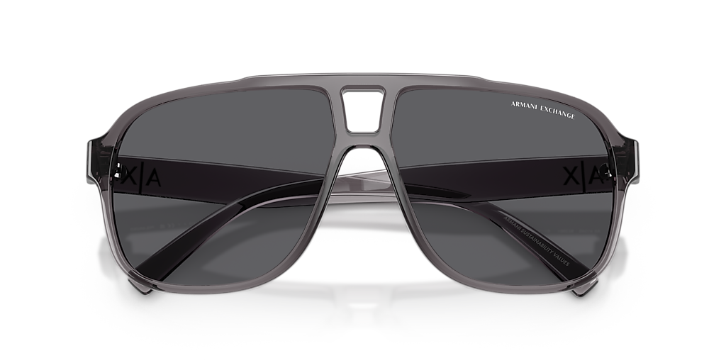 Armani Exchange AX4104S L (61 - 13) with Grey lenses and Grey