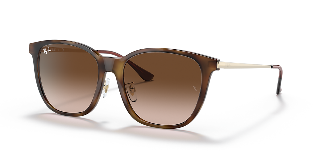 Ray-Ban RB4333D XXL (55 - 17) with Brown lenses and Tortoise frame