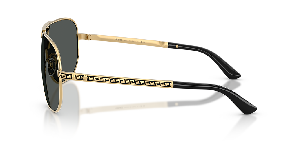 Versace VE2293 XXL (0 - 140) with Grey lenses and Gold frame
