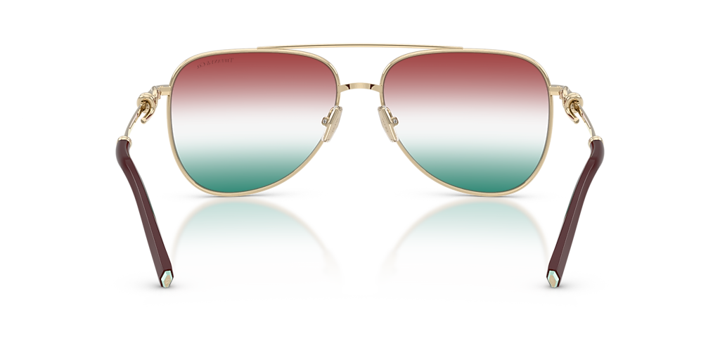 Tiffany & Co. TF3116 XL (59 - 15) with Green lenses and Gold frame
