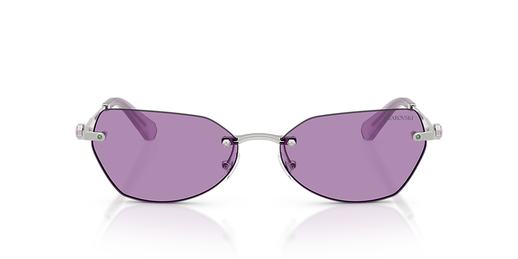 Swarovski SK7038 L (58 - 16) with Violet lenses and Silver  display picture 1