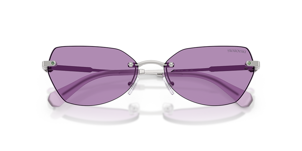 Swarovski SK7038 L (58 - 16) with Violet lenses and Silver frame