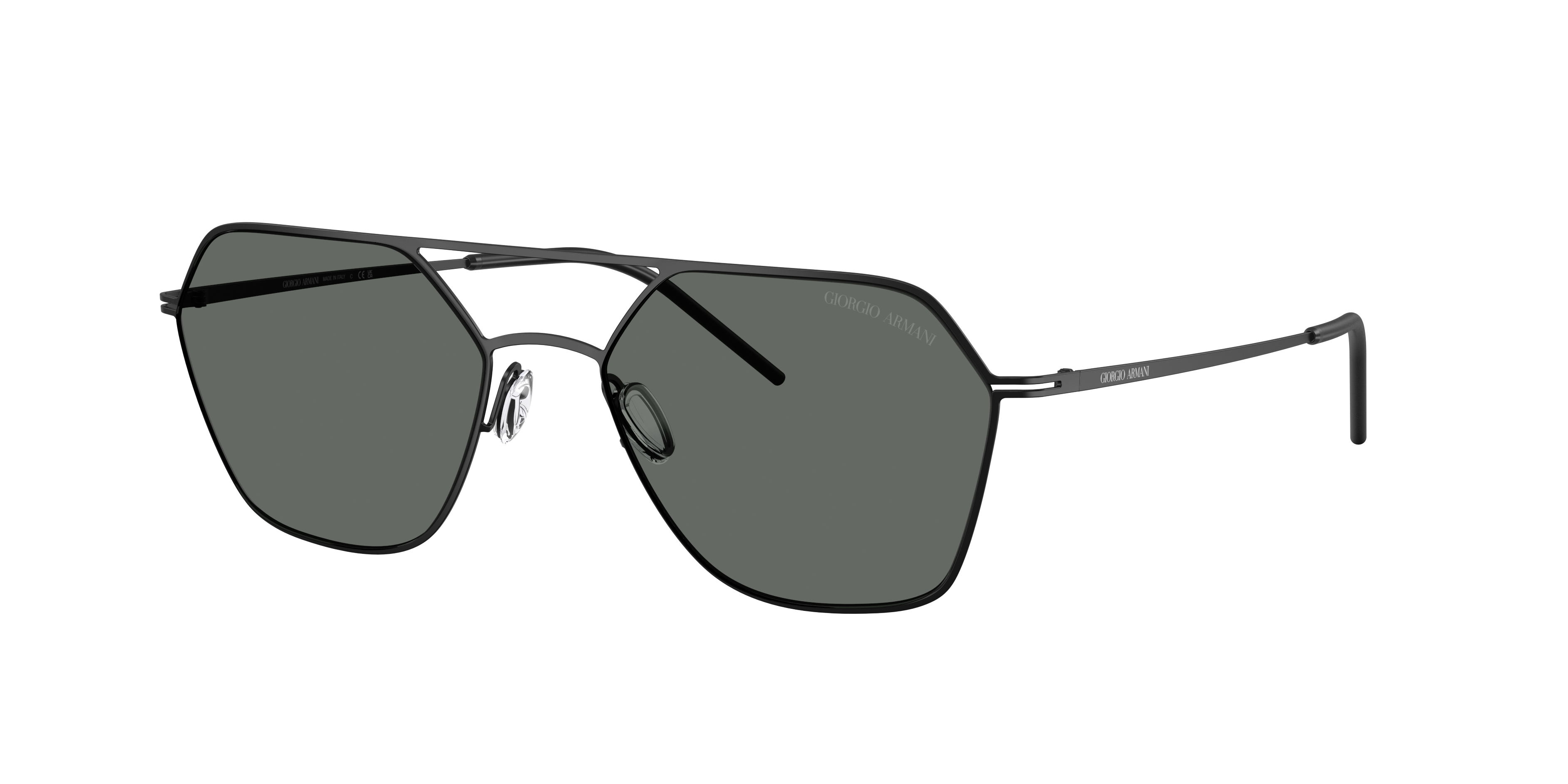 Giorgio Armani Man Sunglass AR6185 -  Frame color: Matte Black, Lens color: Dark Grey