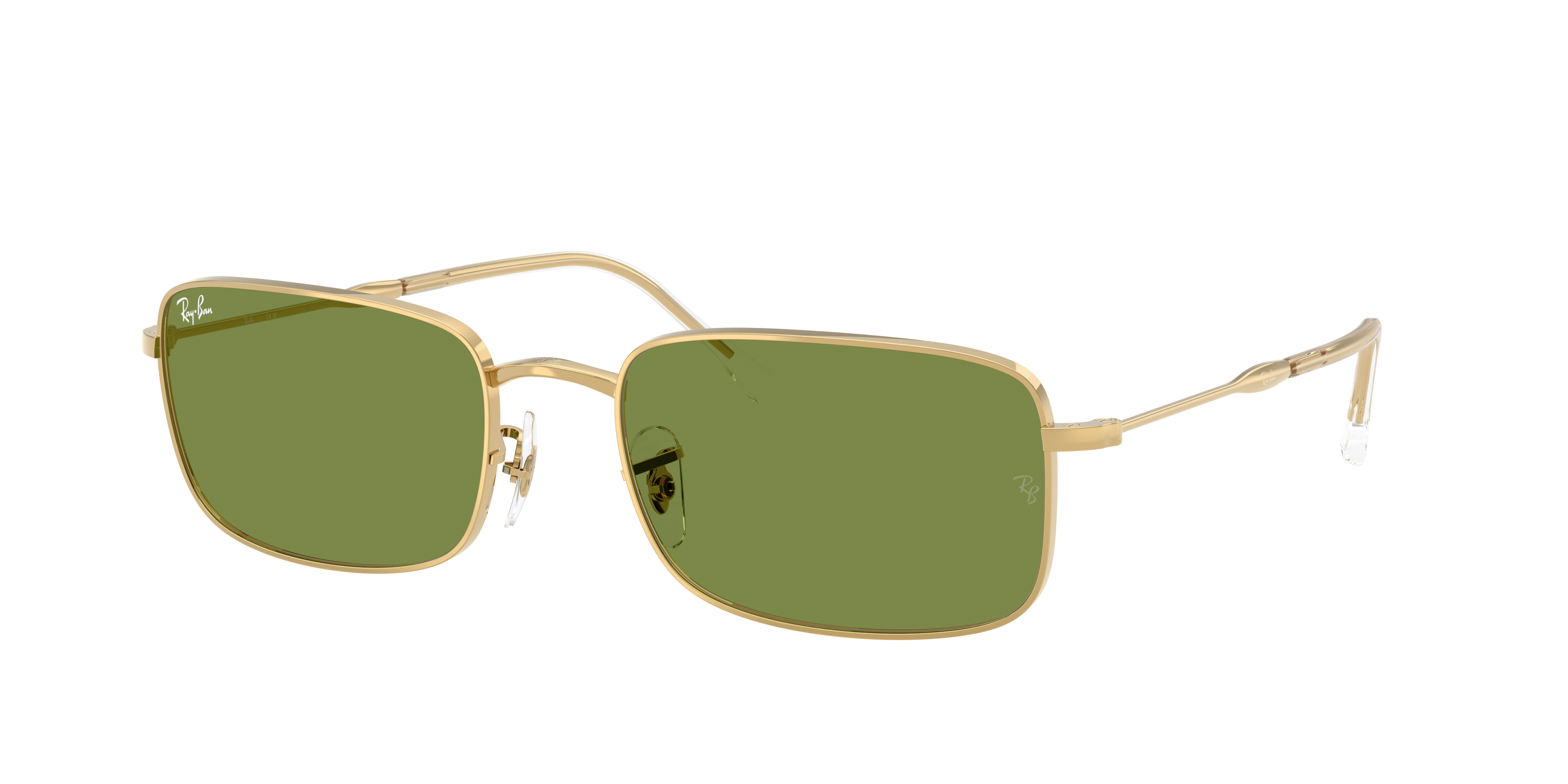 Ray-Ban Unisex Sunglass RB3746 -  Frame color: Arista Gold, Lens color: Green