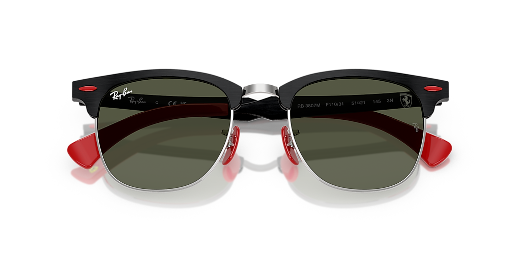 Ray-Ban RB3807M Scuderia Ferrari Collection L (51 - 21) with Green