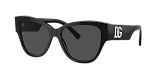 Dolce&Gabbana DG4471 52 Dark Grey & Black Sunglasses | Sunglass 
