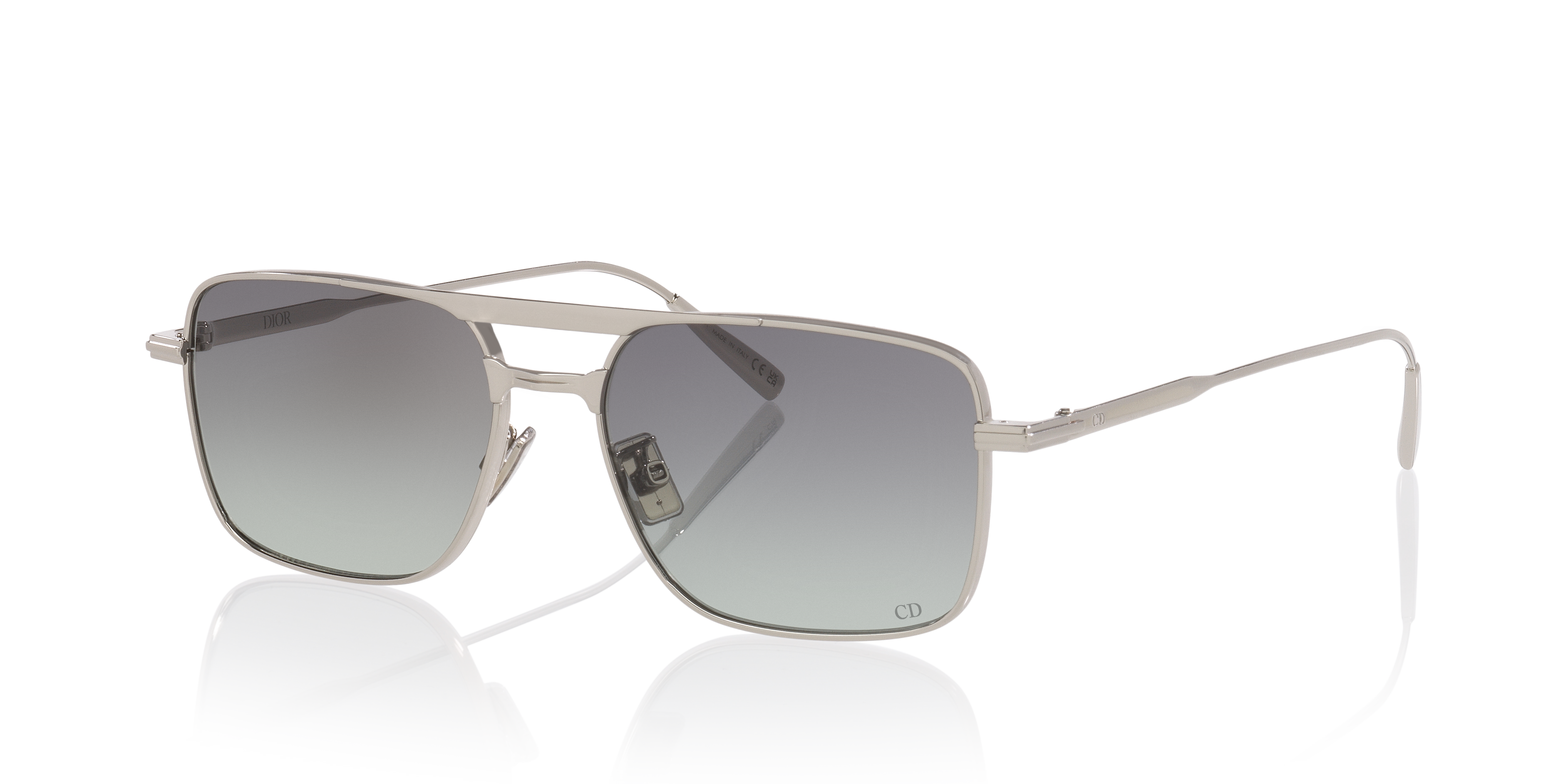 DIOR Diorblacksuit S17U XS (54 - 16) with Green lenses and Silver