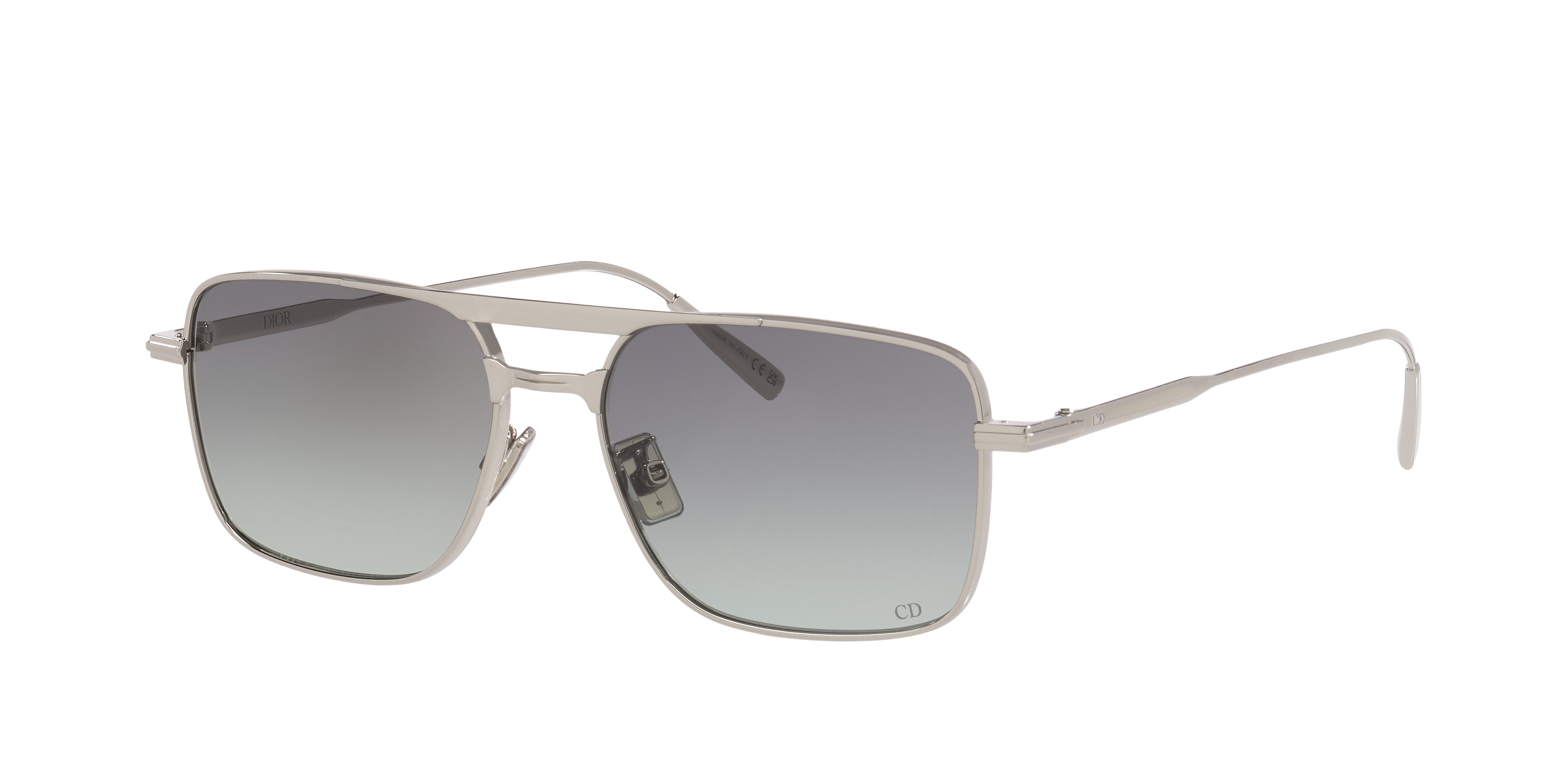 DIOR Diorblacksuit S17U XS (54 - 16) with Green lenses and Silver