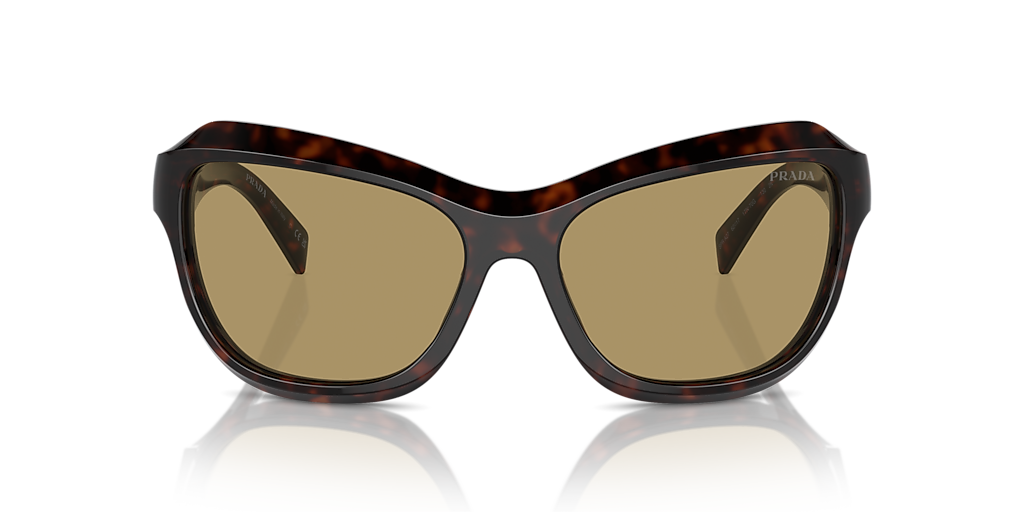 Prada PR A27S L (62 - 17) with Green lenses and Tortoise frame