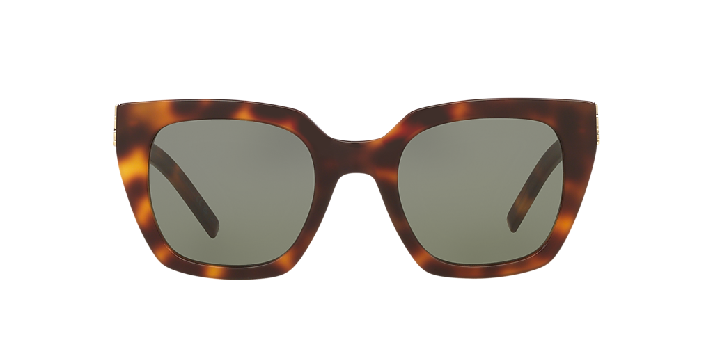 Saint Laurent SL M143 S (51 - 23) with Green lenses and Tortoise