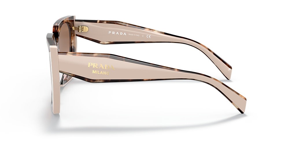 Prada PR 15WSF M (55 - 19) with Brown lenses and Tortoise frame