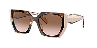 Prada PR 15WS M (54 - 19) with Brown lenses and Tortoise  display picture 2