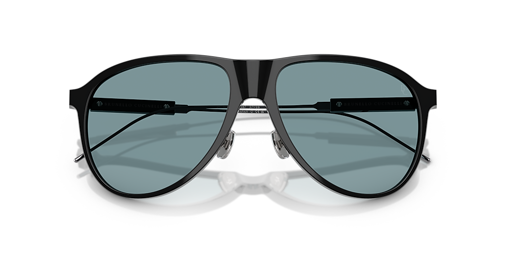 BRUNELLO CUCINELLI タフルハックルオフントゥスライト Brunello Cucinelli BC4011S L (57 - 16) with Grey lenses and