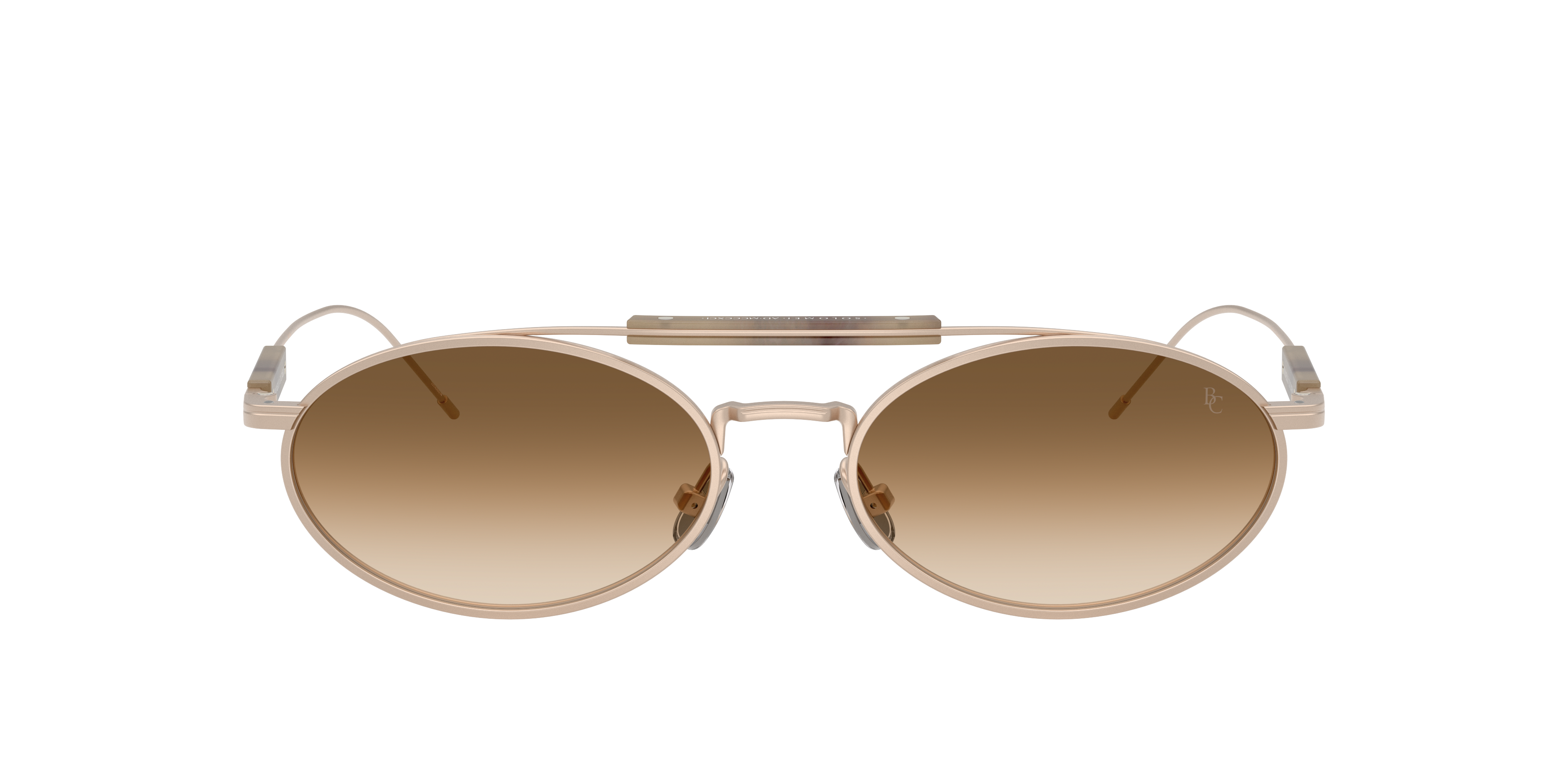 Brunello Cucinelli Unisex Sunglass Bc2013st In Gold