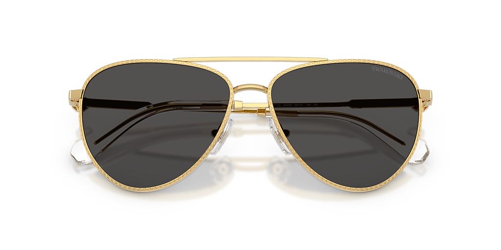 Swarovski SK7031 XL (59 - 14) with Grey lenses and Gold frame