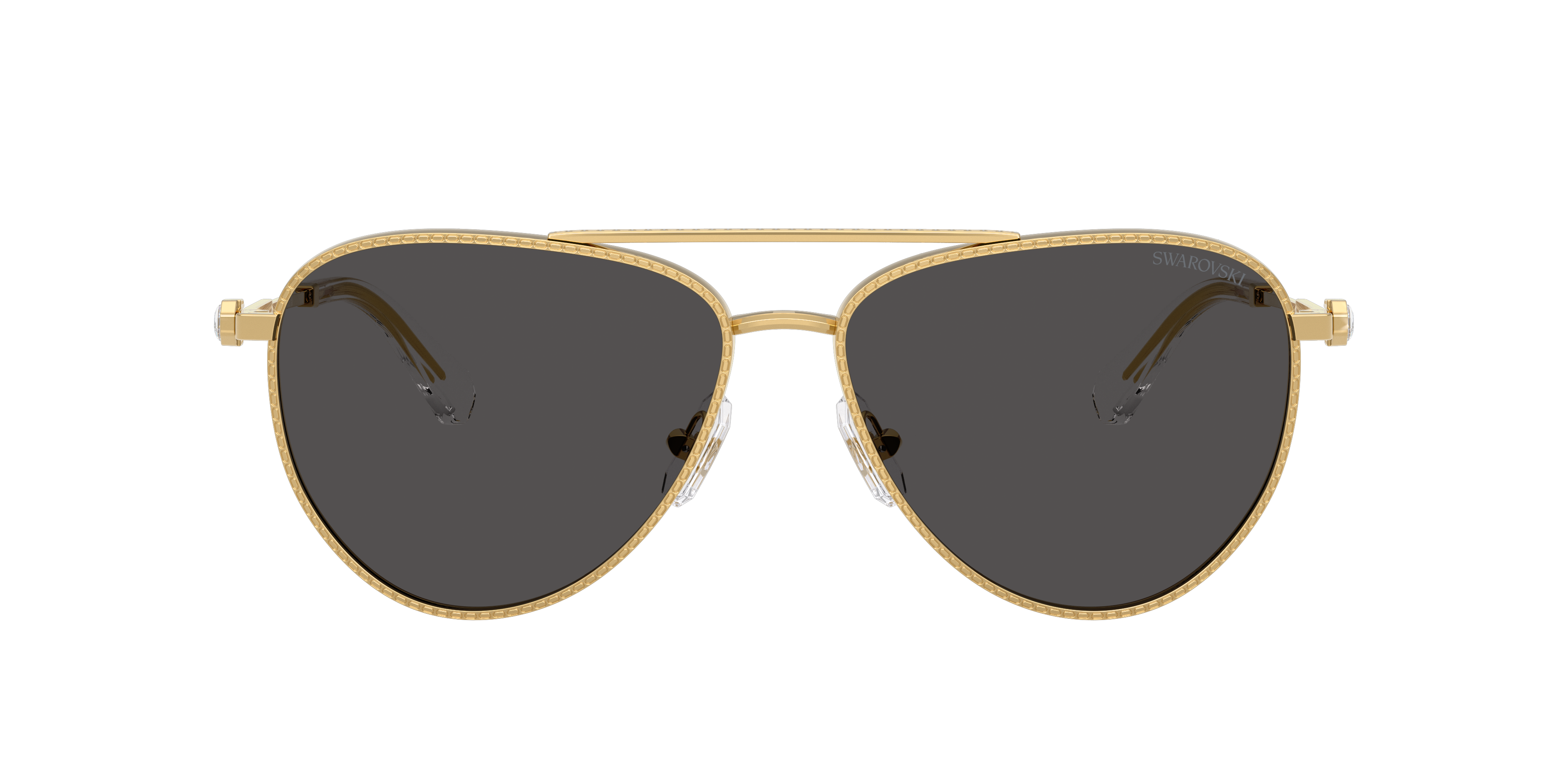 Swarovski SK7031 XL (59 - 14) with Grey lenses and Gold frame