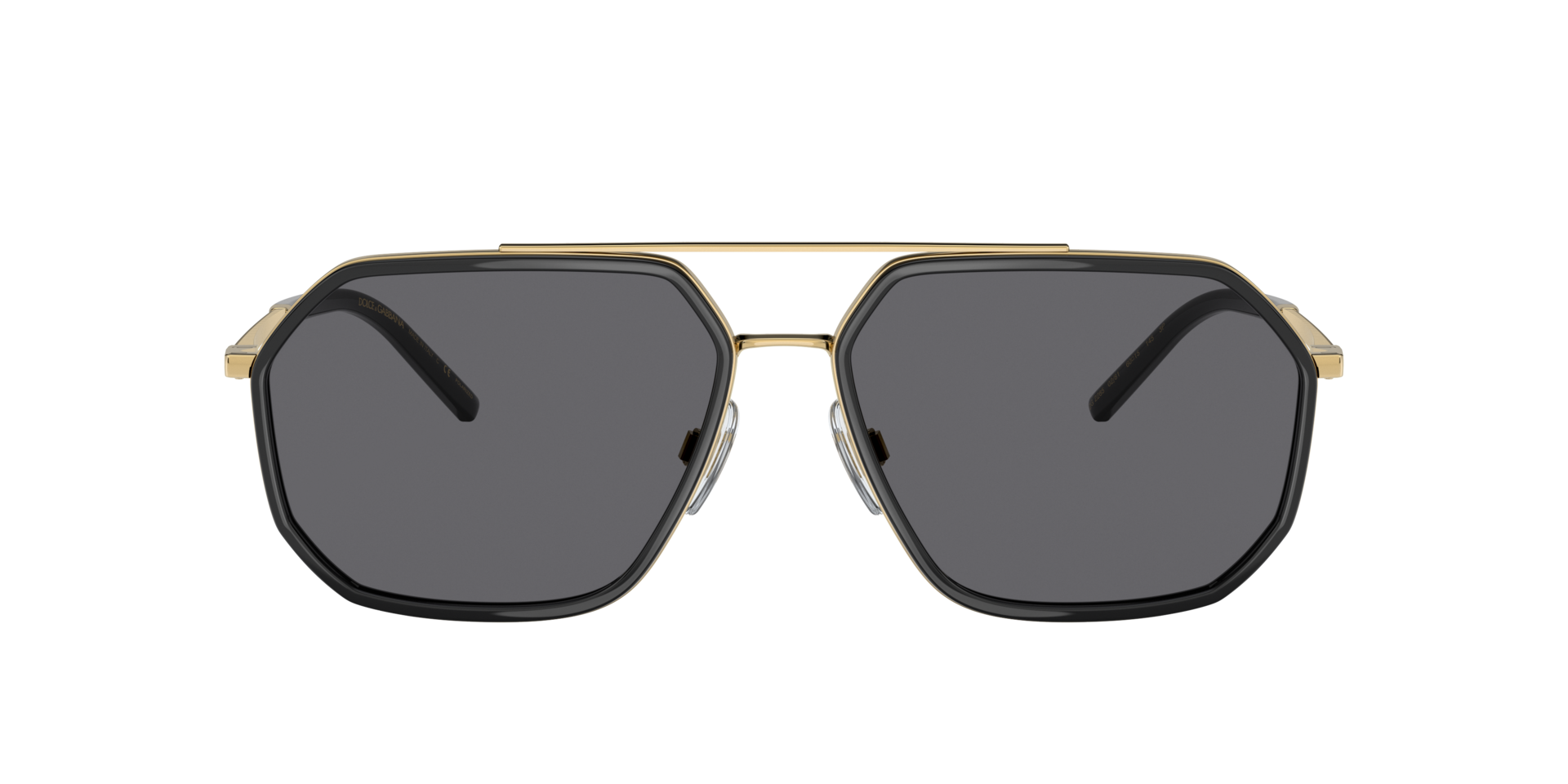 Lunettes De Soleil DOLCE & GABBANA Pour Homme - Monture Bleue Plastique - Verres Bleus - Occasion