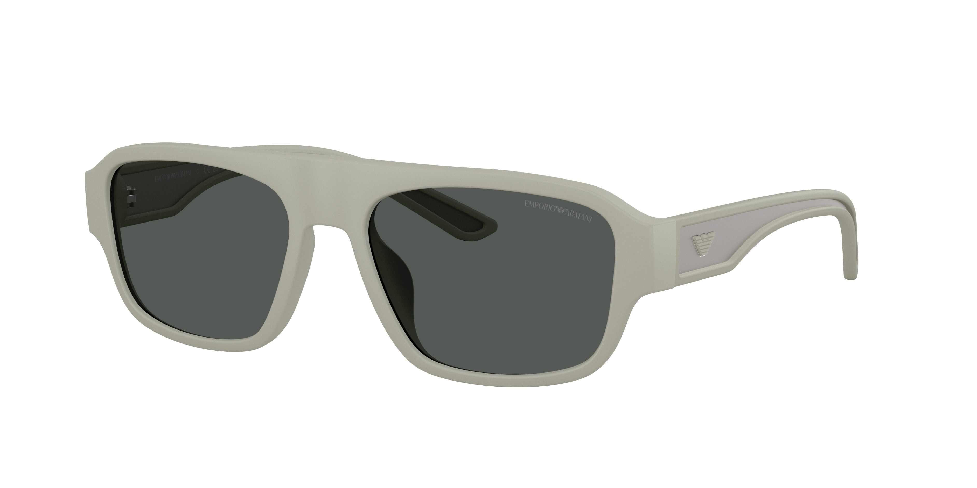 Emporio Armani Man Sunglass EA4266U -  Frame color: Rubber Grey, Lens color: Dark Grey
