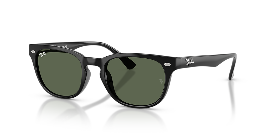 Ray-Ban RB4140 S (49 - 20) with Green lenses and Black frame