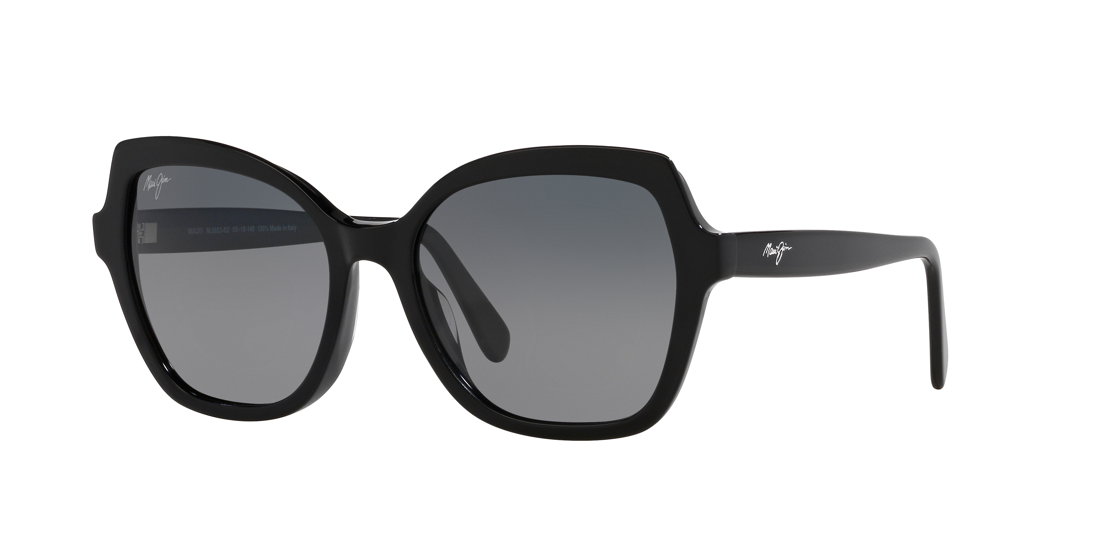 Maui Jim Mamane S (55 - 18) with Grey lenses and Black frame