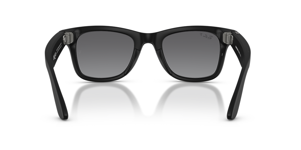 RW4012 Ray-Ban Meta Wayfarer Black - Unisex Sunglasses, Graphite Lens
